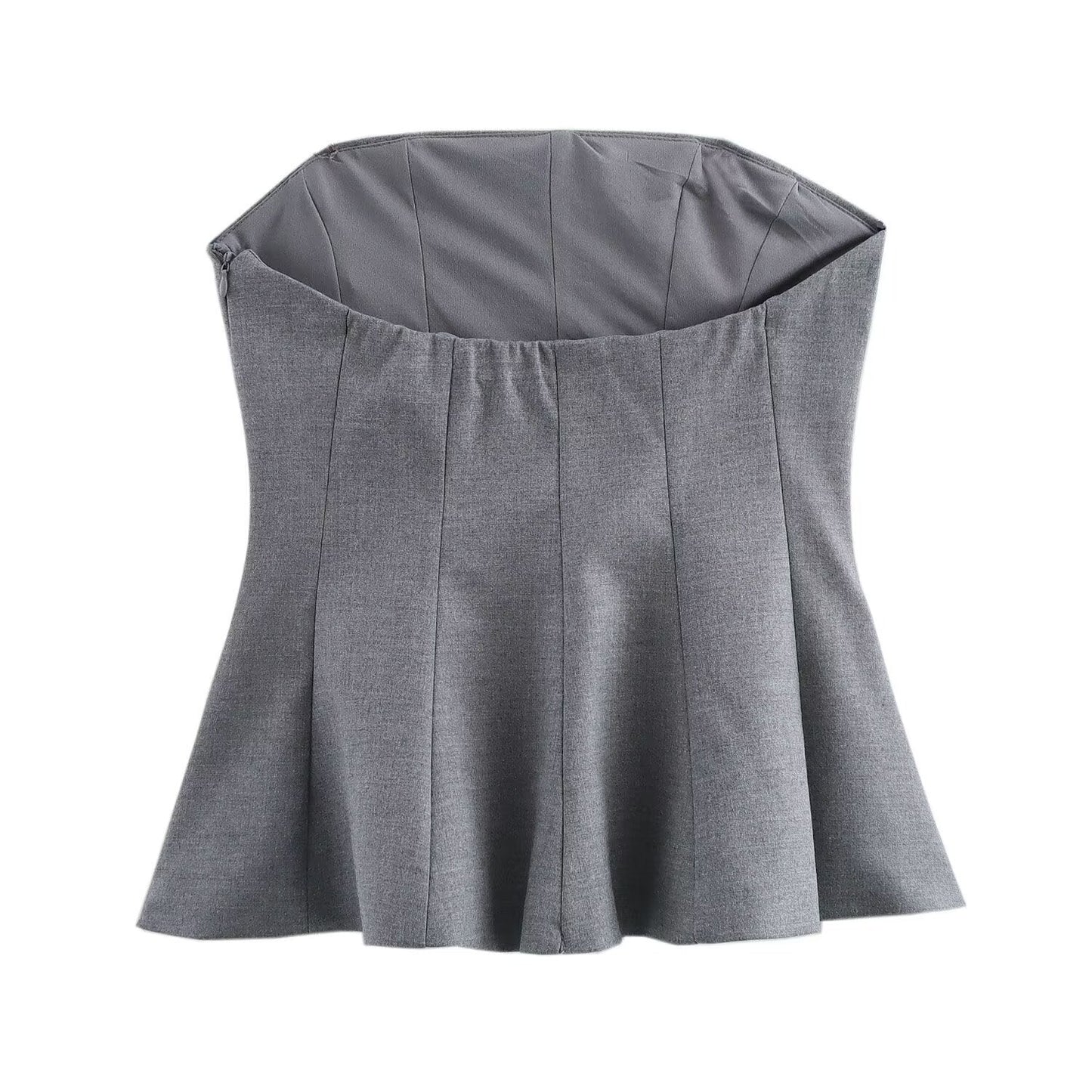 Levoire | Ensemble de Top Tube Polyvalent Sans Bretelles Jupe Mini