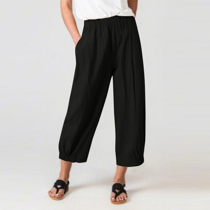 Levoire | Pantalons D'Été Amples Et Élégants Noir