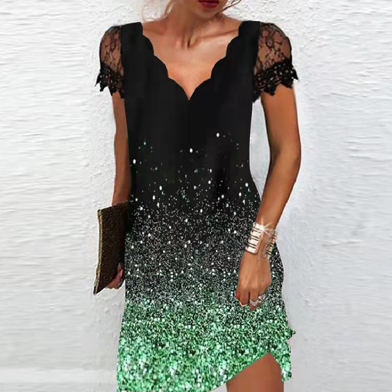 Levoire | Robe top Pittitop à encolure V tendance 11#Vert