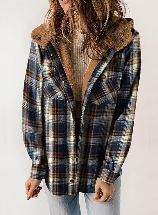 Veste en flanelle pour femmes avec capuche rembourrée Levoire