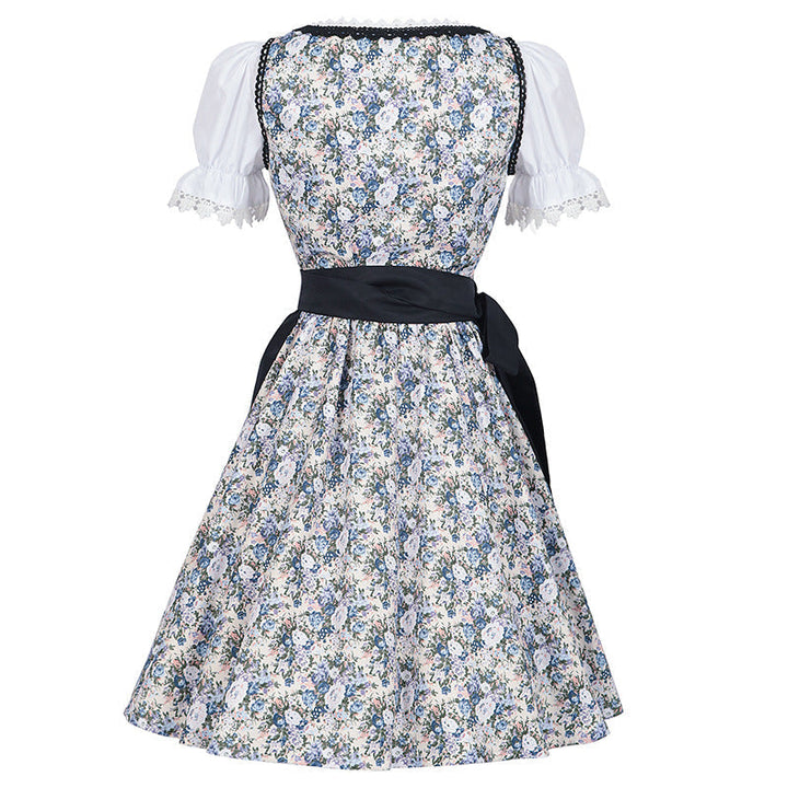 Levoire | Costume De Femme Avec Tablier Et Blouse - Bleu
