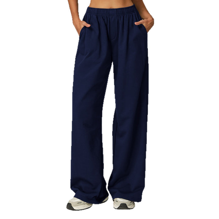 Pantalon décontracté pour femmes avec taille élastique et coupe ample Levoire