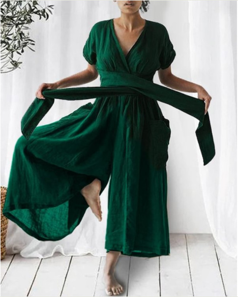 Levoire | Jumpsuit Élégant Pour Toutes Les Occasions Vert
