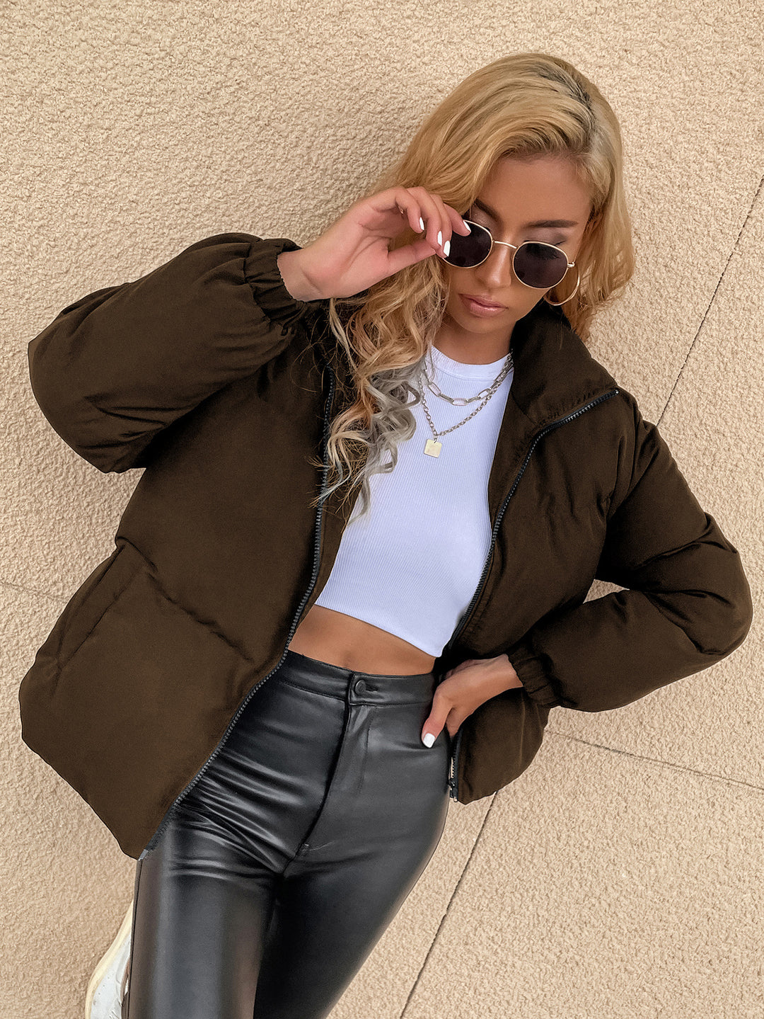 Veste matelassée légère pour femmes au look sportif avec fermeture éclair pratique Levoire