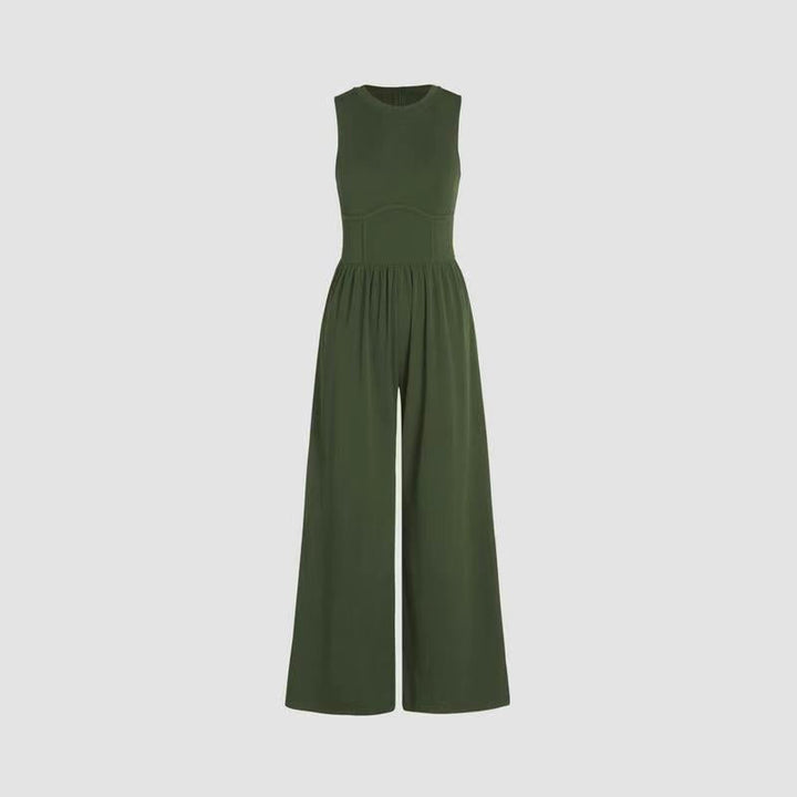 Levoire | Détente ensemble de vêtements féminin à col rond large Vert