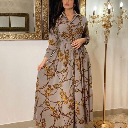 Levoire | Robe Vintage Imprimée Élégante