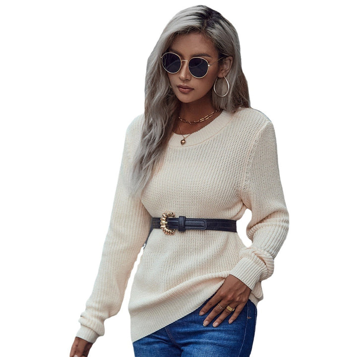 Pull en tricot pour femme avec ceinture ajustée Levoire