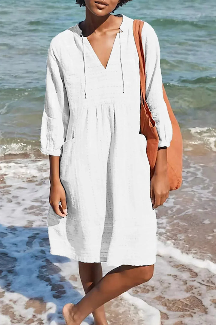 Levoire | Robe De Plage Tendance Pour Les Vacances Blanc