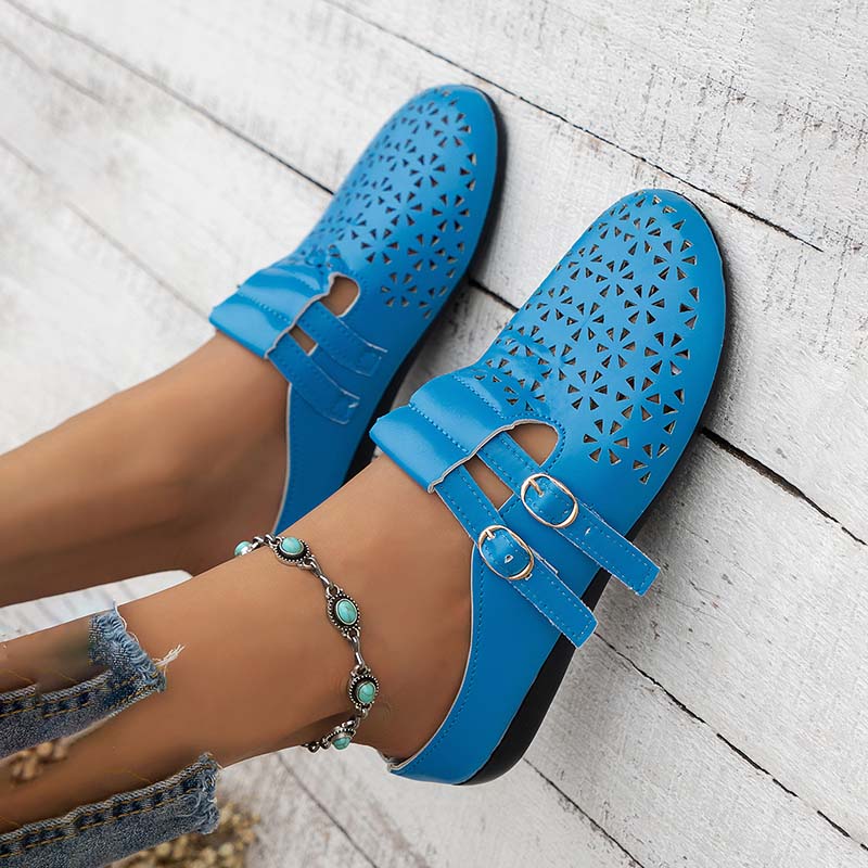 Levoire | Pantoletti Ilmava Pour Femmes Avec Bout Fermé Et Lacets