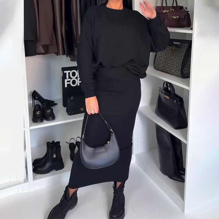 Ensemble Sweatshirt et Jupe Femme Levoire