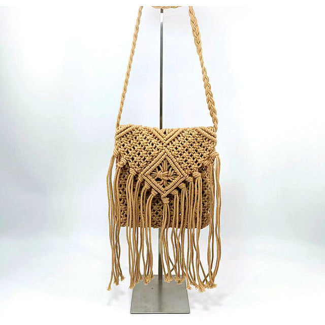 Levoire | Tissé De Décoration De Gland Marron