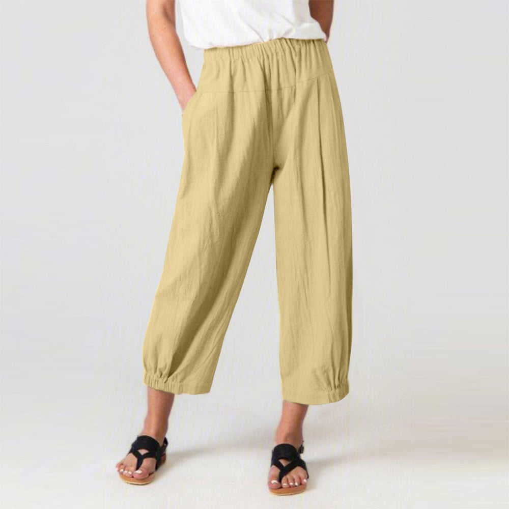 Levoire | Pantalons D'Été Amples Et Élégants Khaki