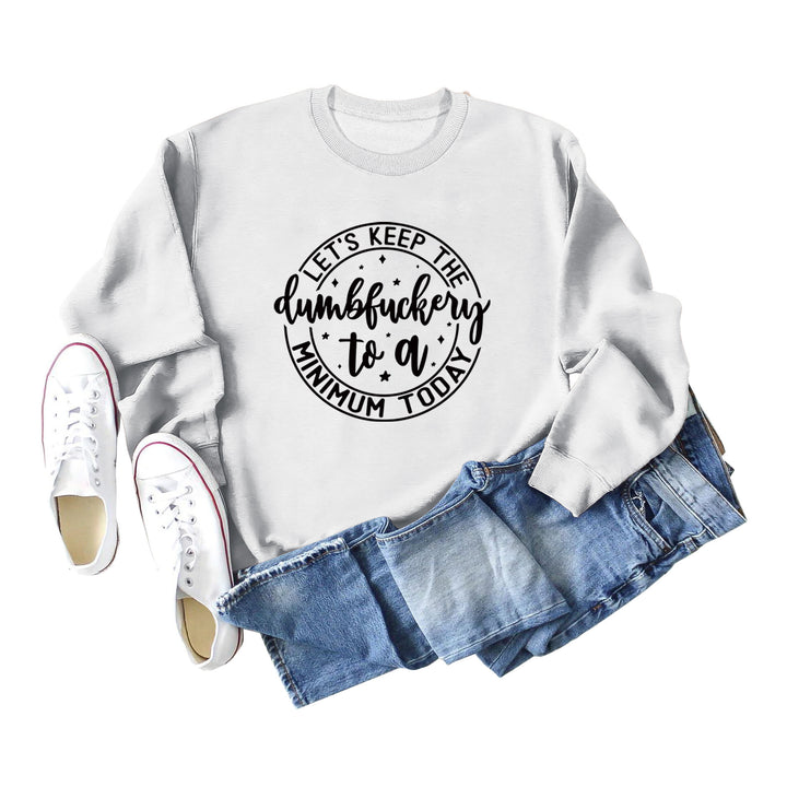 Sweat-shirt graphique pour femmes avec impression motivante Levoire