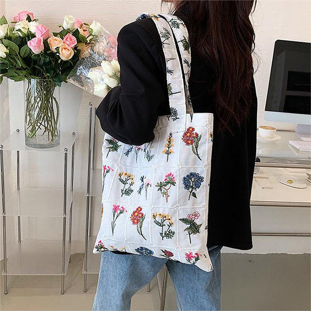 Levoire | Sac Avec Fleurs Brodées