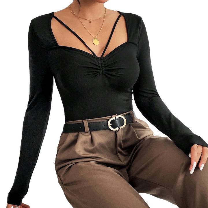 Body femme avec décolleté en V séduisant et bretelles sophistiquées Levoire