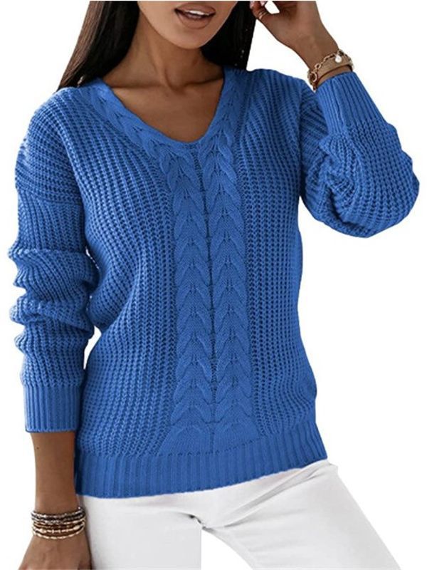 Levoire | Pull Confortable Pour Femmes Pour Les Soirées Fraîches Bleu