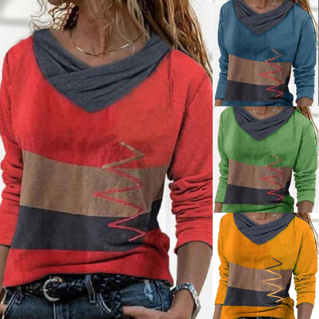 Levoire | F bold hot imprimé col V manches longues slim
