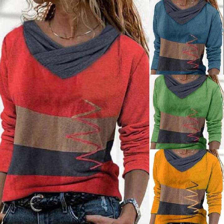 Levoire | F bold hot imprimé col V manches longues slim