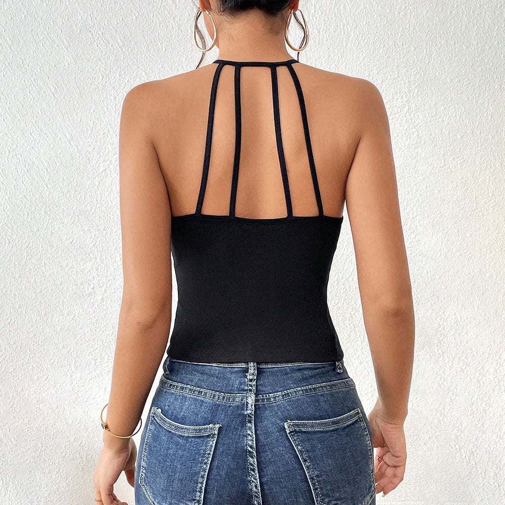 Body féminin avec design croisé à la mode Levoire