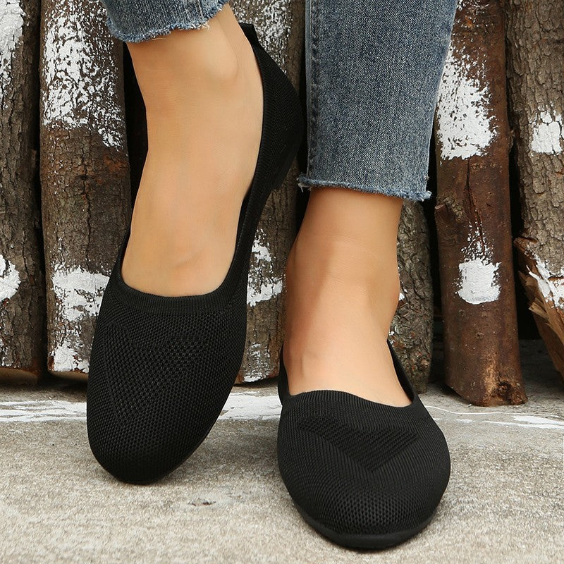 Levoire | Maison-Chat Chaussons Basses Respirants Pour Femmes Noir
