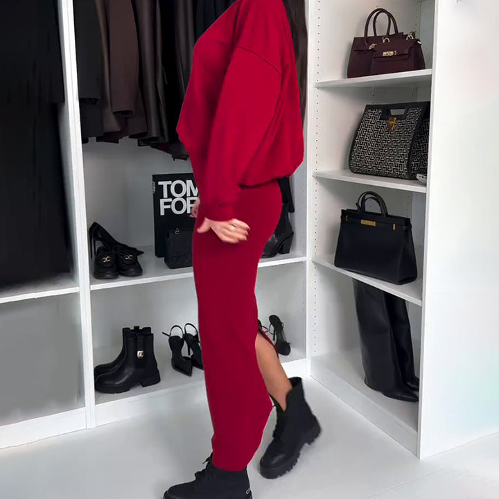 Ensemble Sweatshirt et Jupe Femme Levoire