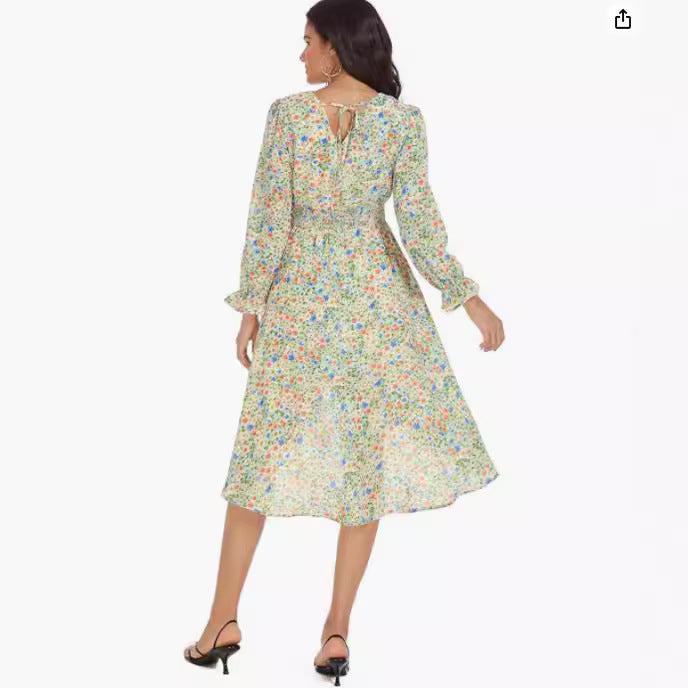 Robe à motifs floraux pour femmes Levoire