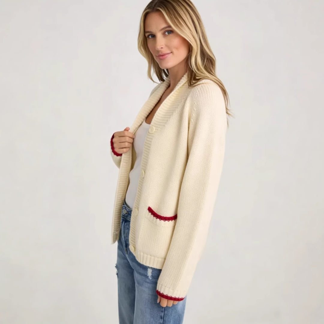 Cardigan pour femmes avec motif de crabe créatif Levoire