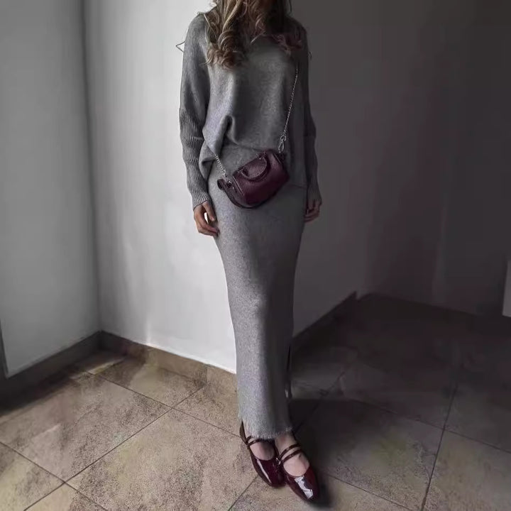 Robe en tricot pour femmes dans une coupe décontractée surdimensionnée Levoire