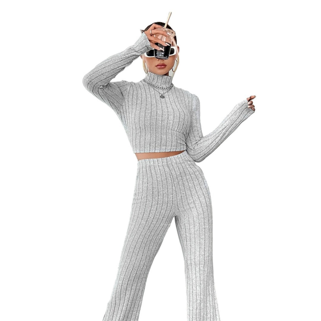 Pull court pour femmes avec taille haute et jambe large Levoire