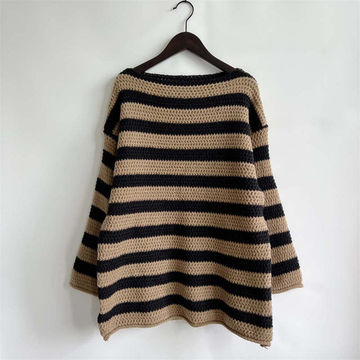 Levoire | En Tricot Rayé Décontracté