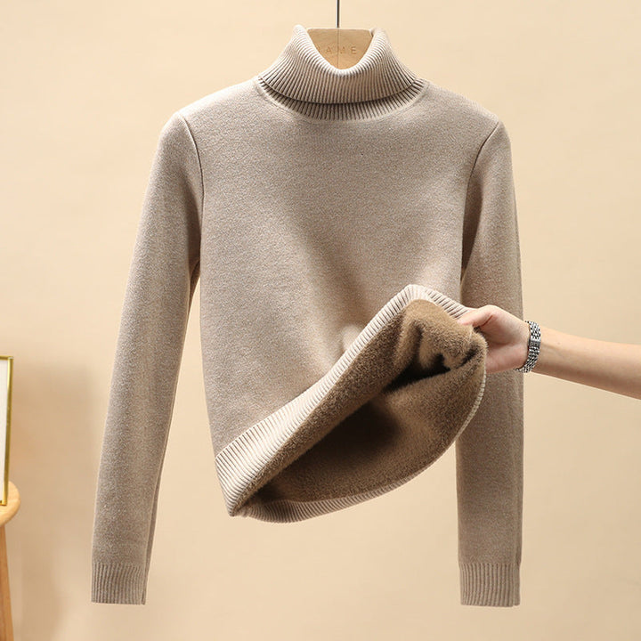 Levoire | Pull Chaud En Tricot Kaki