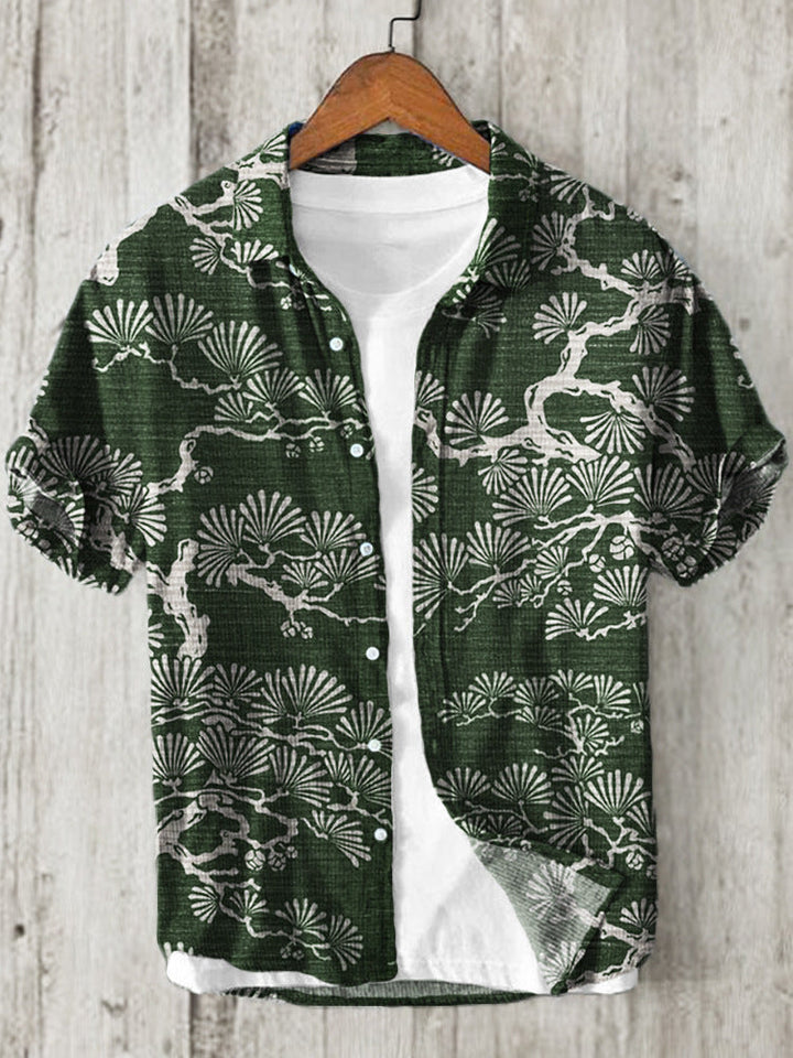 Levoire | Chemise Japonaise En Lin Mélangé Piques japonaises