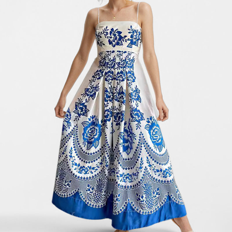 Robe maxi femme avec imprimé floral Levoire