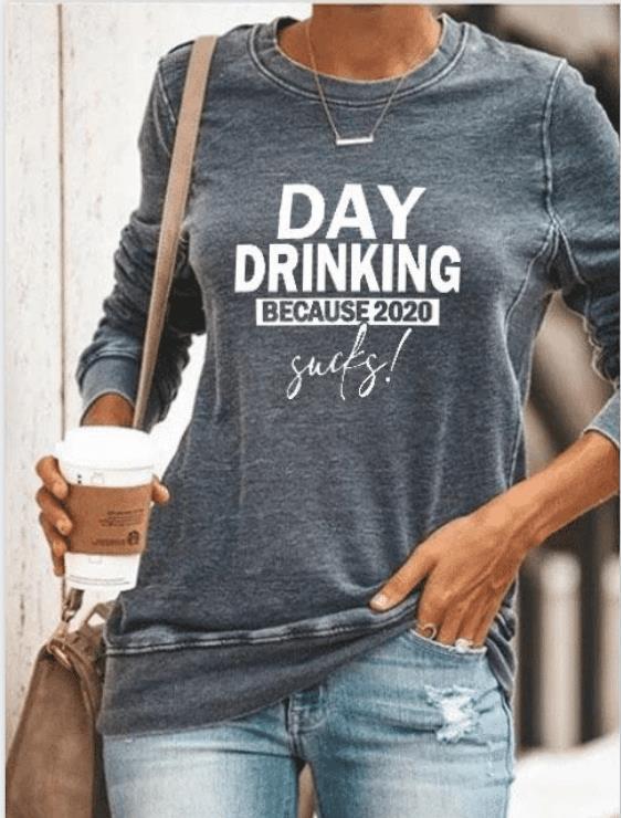 Sweat-shirt pour femmes avec lettrage humoristique Levoire