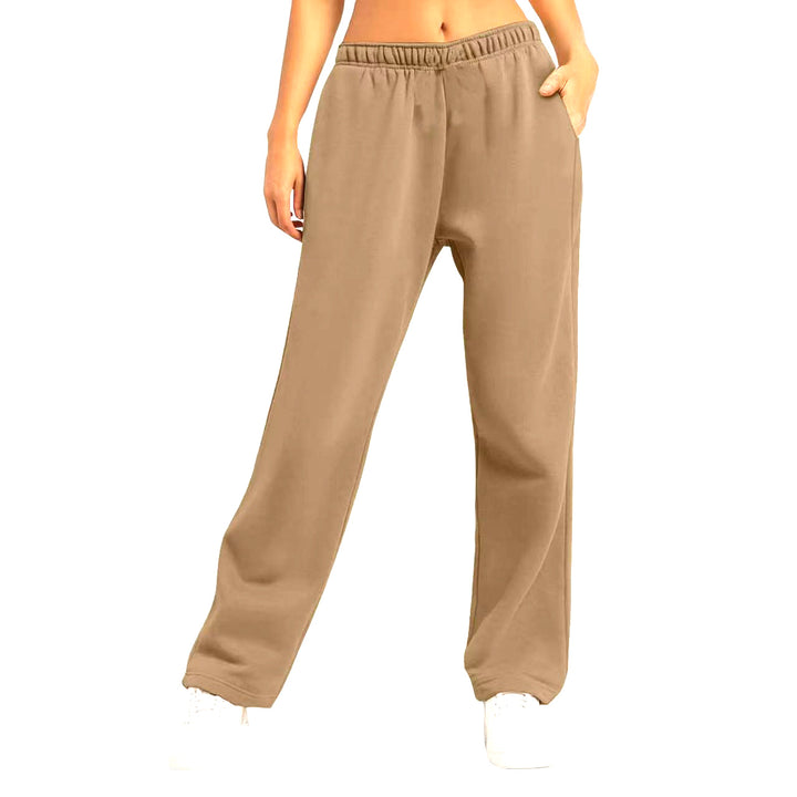 Pantalon décontracté pour femmes avec taille élastique et coupe ample Levoire