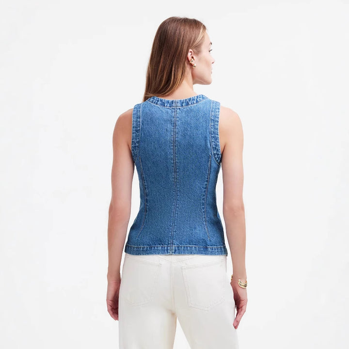 Gilet en denim pour femmes Levoire