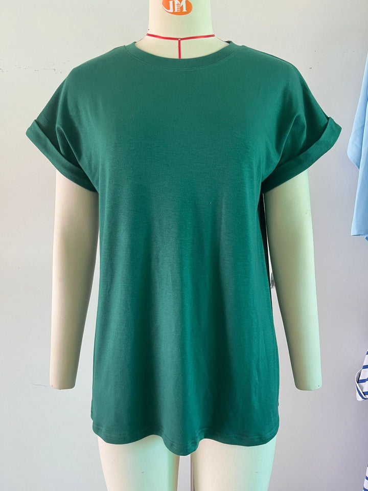 Levoire | Essentiel Uni Ronde Décontractée T-shirt Photographie physique