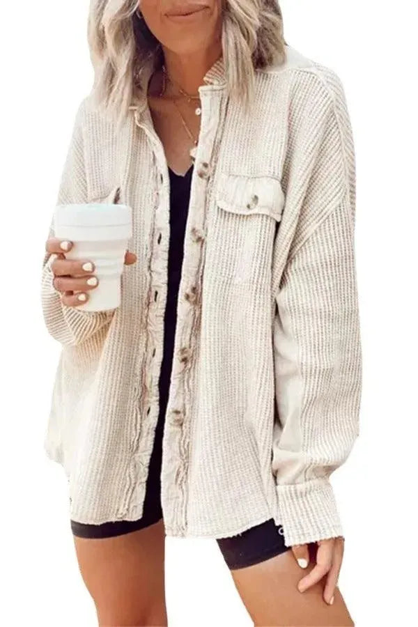 Levoire | Veste en shirt irrégulière pour femmes