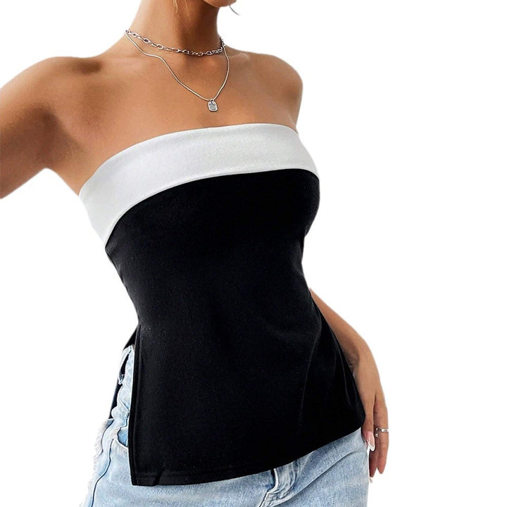 Débardeur pour femmes avec une silhouette ajustée et un design contrasté élégant Levoire