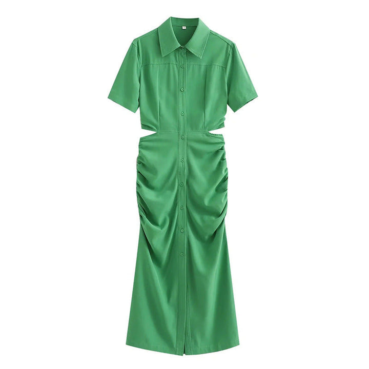 Levoire | Robe d'été décontractée à manches courtes ouvertes