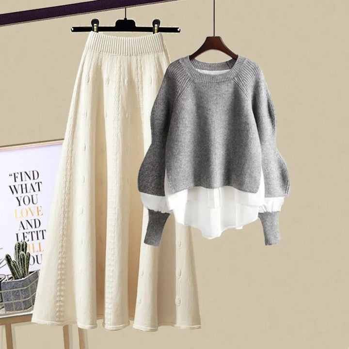Levoire | Série De Confort Vêtements De Jour Et Robe Gris - Beige (Seulement 6 unités restantes)