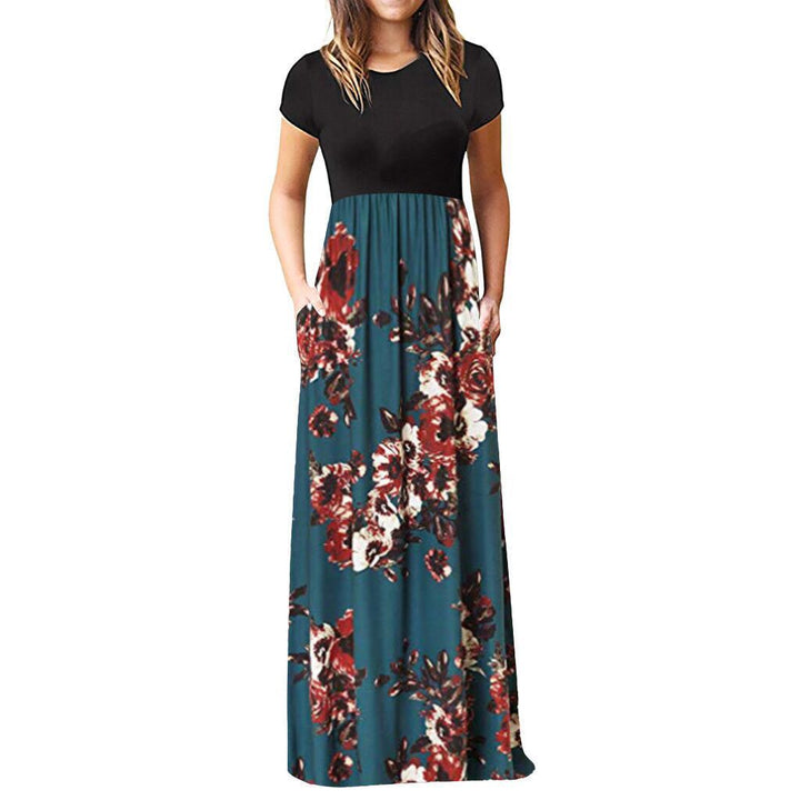 Levoire | Jupe longue remarquable Vente chaude Couleur Robe Fond vert