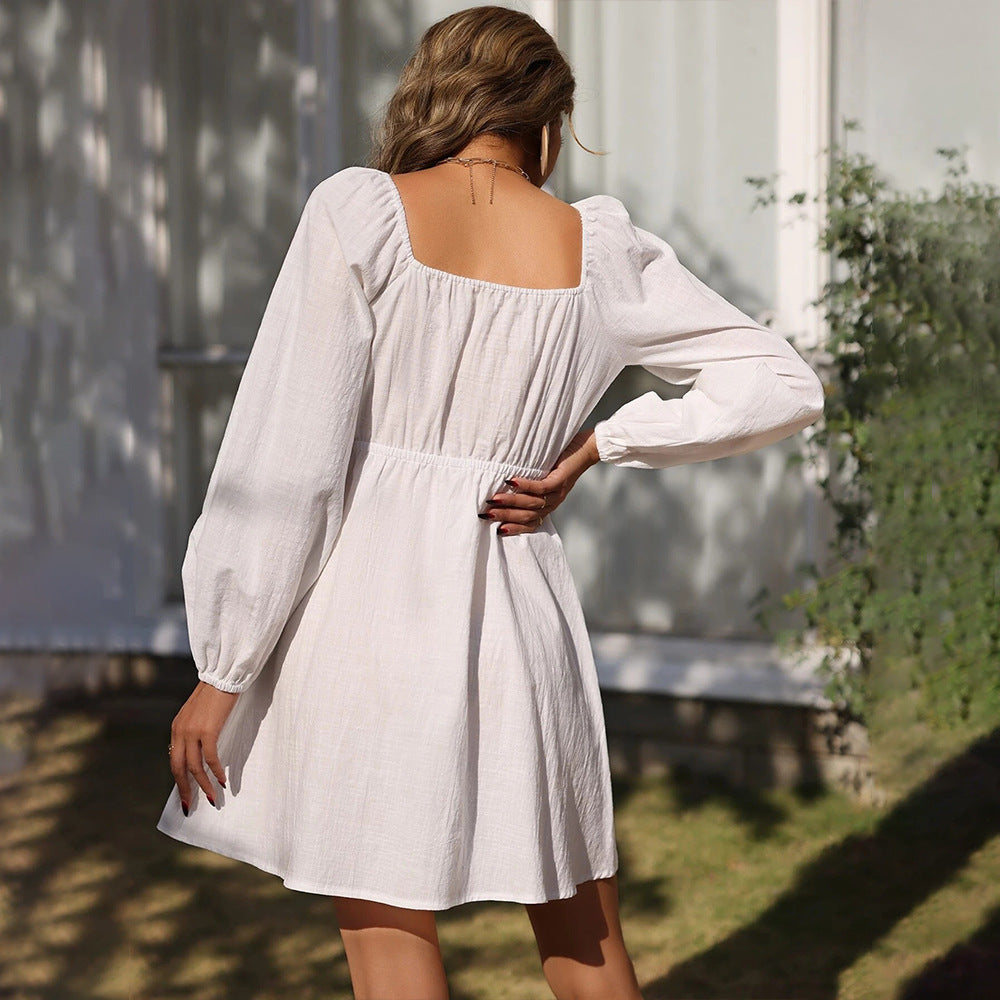 Levoire | Robe élastique Robe taille élastique Blanc M
