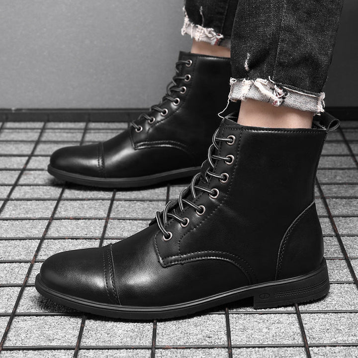 Levoire | Bottes Cheville Cuir Véritable