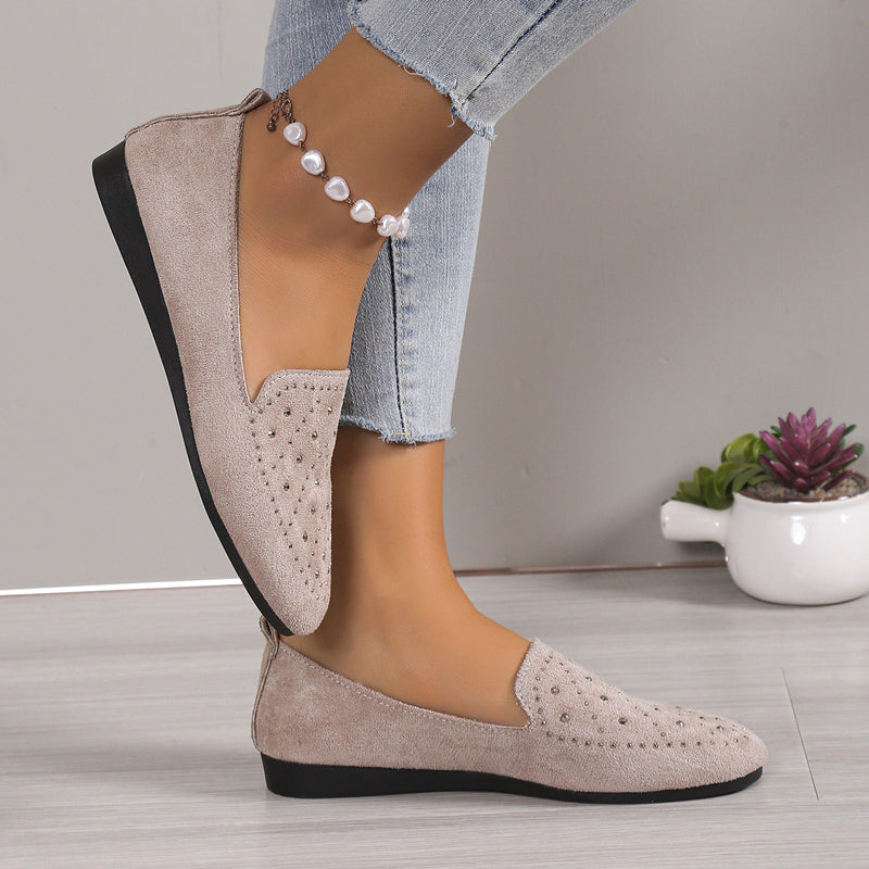 Levoire | Mules Plates Luxueuses Avec Détails En Cristal Pour Femmes