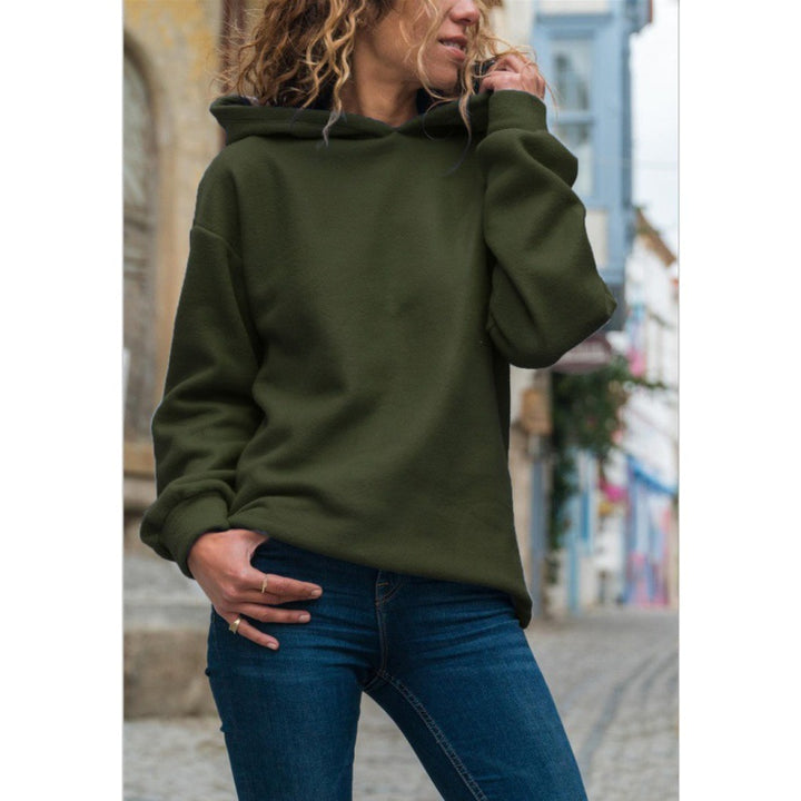 Sweat à capuche surdimensionné pour femmes en polaire douce Levoire