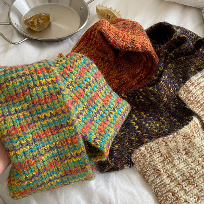 Levoire | Écharpe Tricotée Chaude Vintage