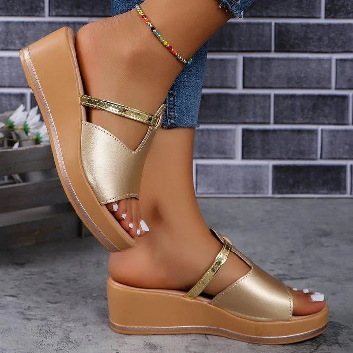 Levoire | Talon haut chaussure Or