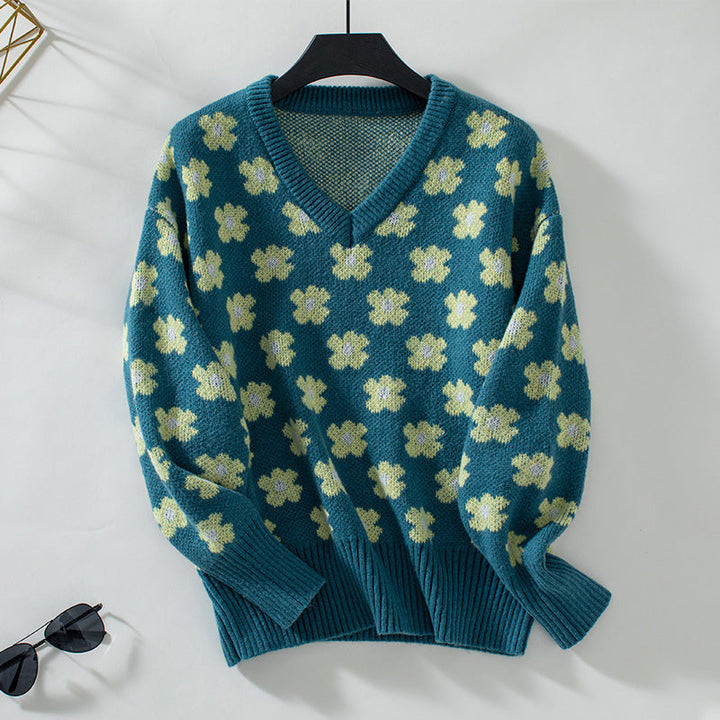 Levoire | Décontracté En Tricot Fleuri