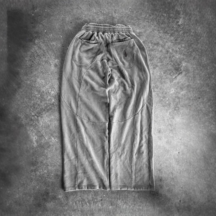 Pantalons en tissu décontractés pour femmes avec taille élastique et poches latérales volumineuses Levoire